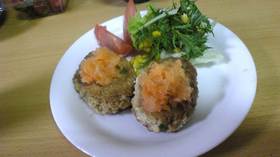 しっかりやさしい味♪豆腐ハンバーグ