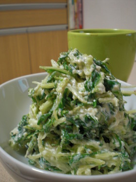 水菜と豆腐の白和え　☆わさび味☆
