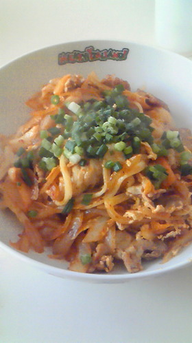 がっつり！！豚キムチ焼きうどん