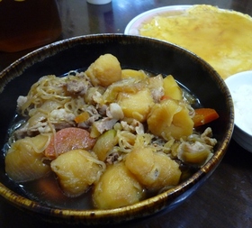 圧力鍋で 肉じゃが（豚肉）