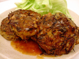 姫んちの 合挽きとひじきのつくね焼き★