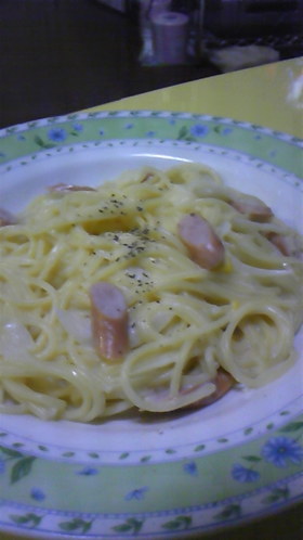 簡単クリームスープパスタ