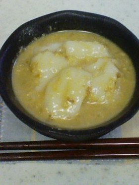 クルミ白玉ぜんざい