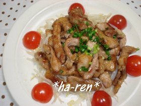 *豚肉のさっぱり揚げ照り*