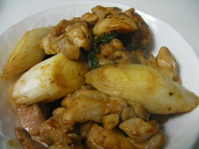 鶏もも肉のねぎ味噌焼き