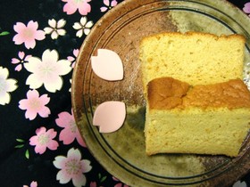 米粉で簡単！しっとりカステラ❤黒糖編
