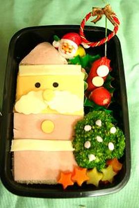 超簡単★クリスマス&サンタのキャラ弁