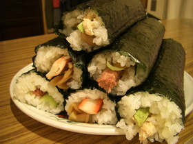 何でも巻き寿司