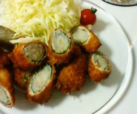 もやしと大葉の豚肉巻き