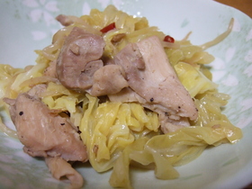 鶏肉とキャベツのさっぱり煮