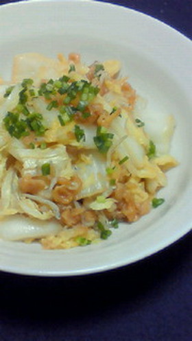 簡単✿白菜＆天かすのめんつゆ煮✿