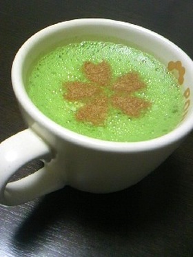 シナモン抹茶ラテ