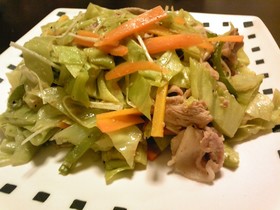 簡単♪ヘルシー♪野菜と豚肉の胡麻和え★