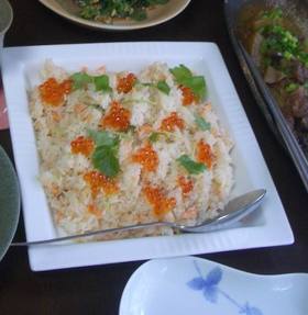 鮭とイクラの親子ご飯