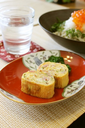 お弁当に☆カルシウム満点卵焼き