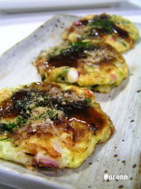 たこ焼き タコ玉?(たこ焼き器いらず~)