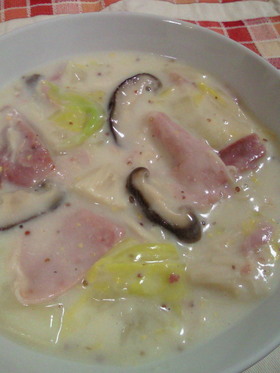 ＊白菜ときのこのクリーム煮＊
