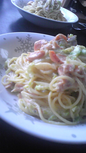 ◆鮭クリームパスタ◆
