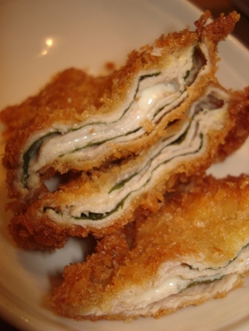 しそとチーズのミルフィーユとんかつ