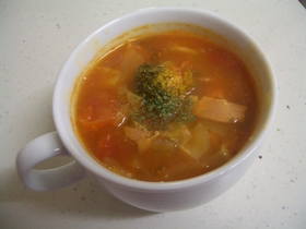 トマトたっぷり、ミネストローネ♪