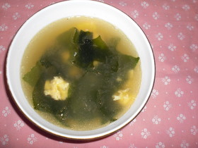 焼肉屋さんの卵スープ（ごま油入り）