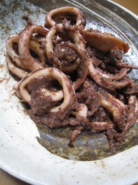 イカのうま炒め
