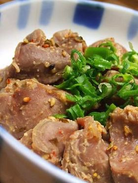 砂肝の七味 味噌あえ☆