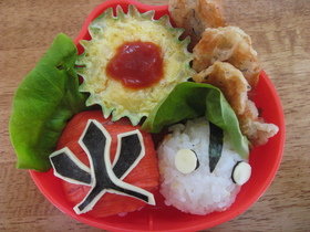 シンケンジャー＆ウルトラマン☆キャラ弁