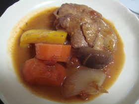 ☆鶏の赤ワイントマト煮☆