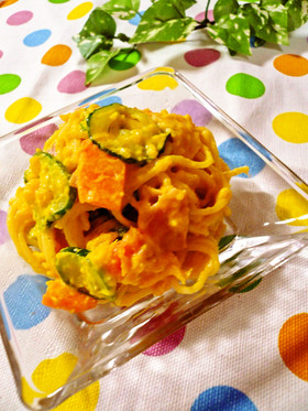 かぼちゃのスパゲッティサラダ☆彡