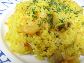 炊飯器で なんちゃってパエリア