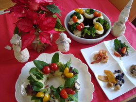 クリスマスパーティを簡単料理でおもてなし