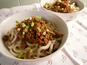 ぶっかけ肉味噌うどん