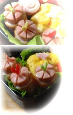 ちくわ✿ウインナーのピック飾り✿お弁当