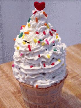 ソフトクリームケーキ！