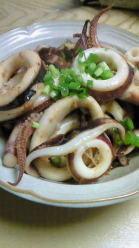 イカ☆しょうが甘辛煮