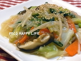 ☆白滝deあんかけ焼きそば風☆