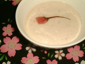 お花見✿梅だけど、桜豆腐✿