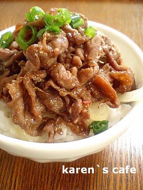 ガッツリ肉飯