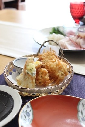 エビのパリッとしんじょう揚げ