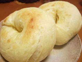 強力粉と上新粉の生地