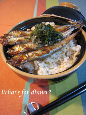 ウナギに負けない♪ししゃも丼☆