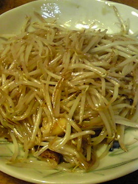 簡単もやし炒め