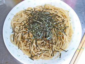 しそ香る♪バターゆかりスパゲティ