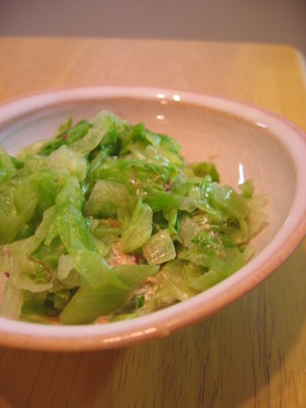 簡単やみつき☆レタスのマヨ系おひたし