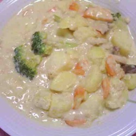じゃがいものミルク煮（豆乳編）