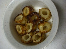お弁当につまみに♪ちくわのクレソル炒め