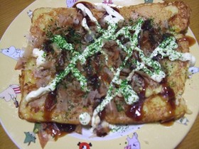 簡単♪じゃがいものお好み焼き風　チーズ味
