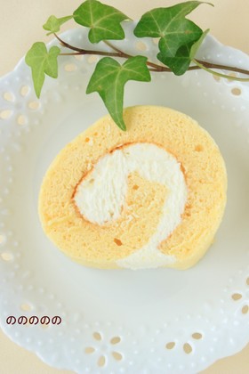 材料3つ!簡単もっちり❤米粉ロールケーキ