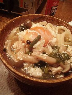 ダブルで美味しいよ♪ 親子うどん